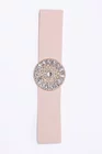 Curea elegantă decorată cu pietre crem C160210 thumbnail picture - 