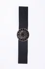Curea elegantă decorată cu pietre neagră C160210 thumbnail picture - 