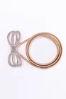 Curea metalică cu fundite aurie C160212 thumbnail picture - 