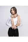 Esarfa imprimeu geometri bej EGK4 thumbnail picture - 