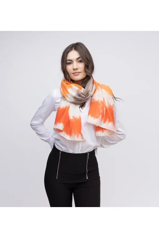 Esarfa in degrade   oranj  EGK7 thumbnail picture - 