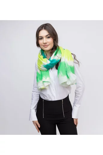 Esarfa in degrade verde EGK7
