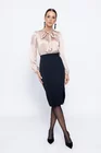Fustă Caramel cu șliț Melina F3501 thumbnail picture - 