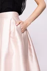 Fustă Caramel elegantă cu pliuri roz F3410 thumbnail picture - 