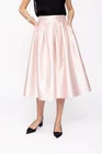 Fustă Caramel elegantă cu pliuri roz F3410 thumbnail picture - 