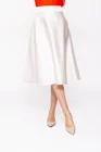 Fustă Caramel elegantă in cloș ivory F3505 thumbnail picture - 