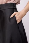 Fustă Caramel elegantă în cloș neagră F3505 thumbnail picture - 