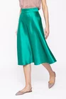 Fustă Caramel elegantă în cloș verde F3505 thumbnail picture - 