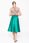 Fustă Caramel elegantă în cloș verde F3505 thumbnail picture - 