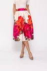 Fustă midi imprimeu floral crem FVA0202 thumbnail picture - 