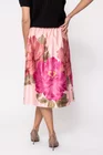 Fustă midi imprimeu floral roz FVA0202 thumbnail picture - 