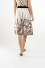 Fustă  midi în pliuri crem FVA0301 thumbnail picture - 