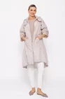 Jachetă intermediară cu mâneci trei sfert crem JMD0202 thumbnail picture - 