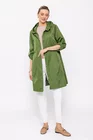 Jachetă intermediară din bumbac verde JMD0203 thumbnail picture - 