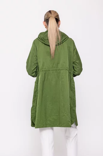 Jachetă intermediară din bumbac verde JMD0203