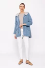 Jachetă medie de primavară bleu JMD0201 thumbnail picture - 