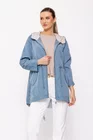 Jachetă medie de primavară bleu JMD0201 thumbnail picture - 