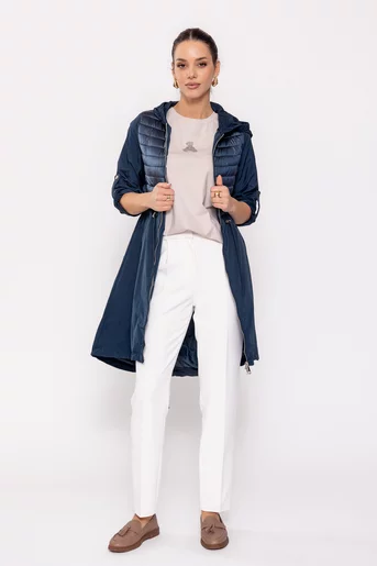 Jacheta parka bleumarin  JMD0204