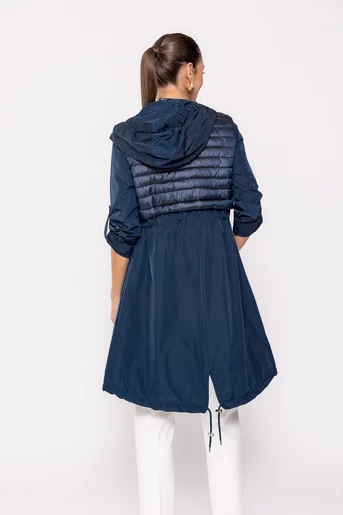 Jacheta parka bleumarin  JMD0204
