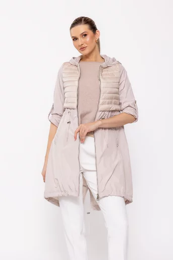 Jacheta parka crem  JMD0204
