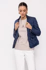 Jacheta scurtă de primavara cu volane bleumarin JMD0205 thumbnail picture - 