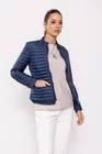Jacheta scurtă de primavara cu volane bleumarin JMD0205 thumbnail picture - 