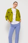 Jachetă scurtă de primavară verde fistic JSUN0201 thumbnail picture - 