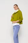 Jachetă scurtă de primavară verde fistic JSUN0201 thumbnail picture - 
