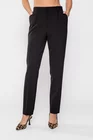 Pantaloni Caramel conic cu un pliu negru P2505 thumbnail picture - 