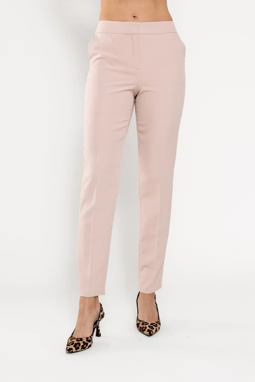 Pantaloni Caramel conici bej P2509 picture - 1