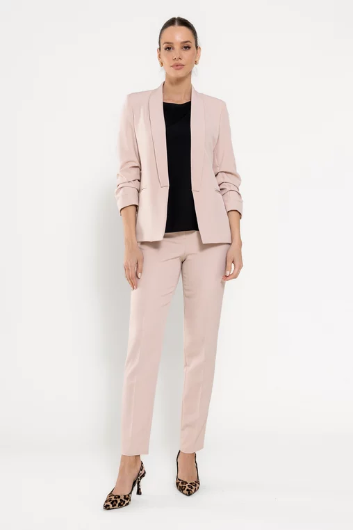 Pantaloni Caramel conici bej P2509 picture - 4