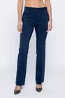Pantaloni Caramel evazați bumbac bleumarin P2503 thumbnail picture - 