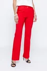 Pantaloni Caramel evazați bumbac roșu P2503 thumbnail picture - 