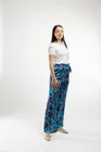 Pantaloni Caramel imprimeu paisley albastru P2411 thumbnail picture - 