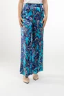 Pantaloni Caramel imprimeu paisley albastru P2411 thumbnail picture - 