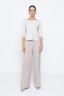 Pantaloni Caramel lejeri cu tighel la buzunar bej P2502 thumbnail picture - 