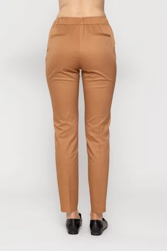 Pantaloni Caramel stofă Erica camel P2507