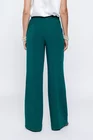 Pantaloni Caramel stofă reaiată cu tighel la buzunar verde P2502 thumbnail picture - 