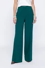 Pantaloni Caramel stofă reaiată cu tighel la buzunar verde P2502 thumbnail picture - 