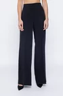 Pantaloni Caramel stofă reiată cu tighel la buzunar negruP2502 thumbnail picture - 
