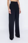 Pantaloni Caramel stofă reiată cu tighel la buzunar negruP2502 thumbnail picture - 