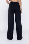 Pantaloni Caramel stofă reiată cu tighel la buzunar negruP2502 thumbnail picture - 