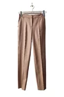 Pantaloni casual din bumbac cu elastic în talie camel P2418 thumbnail picture - 