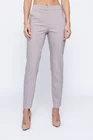 Pantaloni casual din bumbac cu elastic în talie grej P2418 thumbnail picture - 