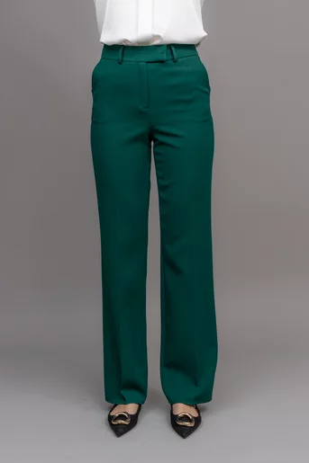 Pantaloni drepti verzi P2401