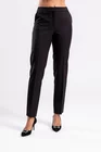 Pantaloni office stofă reiată negru P2506 thumbnail picture - 