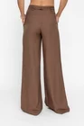 Pantaloni palazzo cu șnur mocha PKC0501 thumbnail picture - 