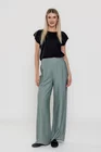 Pantaloni palazzo olive P2510 thumbnail picture - 