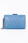 Poșetă elegantă cu benzi încrucișate bleu PIT0301 thumbnail picture - 
