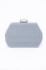Poșetă elegantă decorată cu mărgeluțe argintie PIT0311 thumbnail picture - 